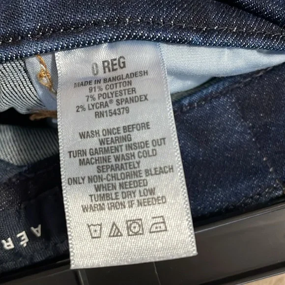 Aeropostale high rise curvy jegging size 0 - Picture 7 of 7